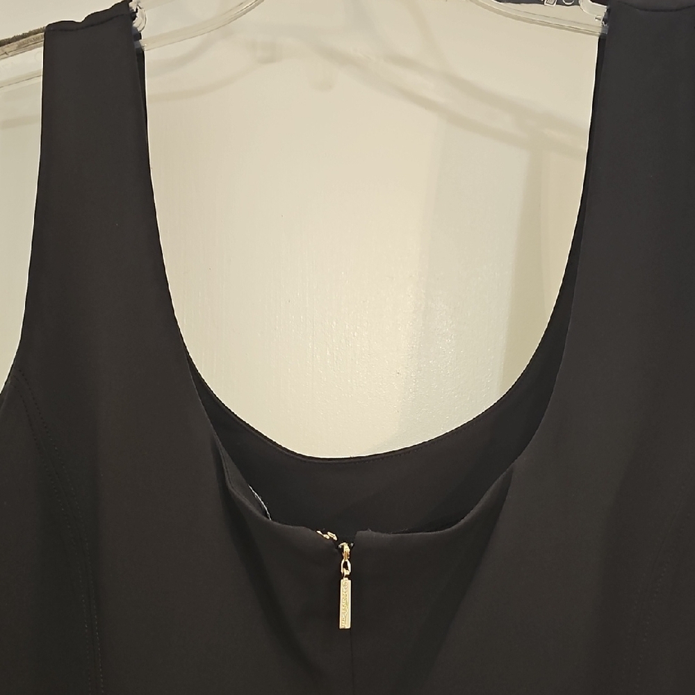 Karl Lagerfeld Black Sheath Midi Dress - Picture 6 of 8